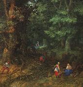 Jan Brueghel The Rest on The Flight into Egypt oil painting
